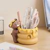 Gardening Multifunctional Pen Holder Cartoon Animal Ornaments Makeup Brush Holder  Home Decor