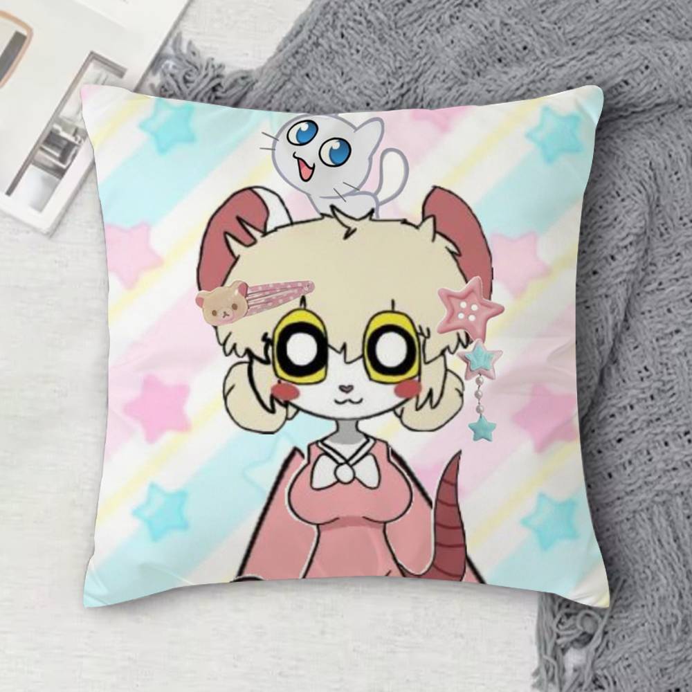 Terrible Mouse Double-Sided Printed Square Decorative Cushion Cover For Sofa Living Room Home Decor