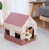 Fuji Boeki Cute Cat Scratching Post, Cardboard House, 37cm Wide X 30cm Deep X 38cm High, Weight Capacity, Product Number 49194