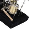 Tissting Mini Drum Model, Miniature Musical Instrument Drum Set Simulate Musical Instrument Ornament for Home Room Decor Collection Gifts Tabletop
