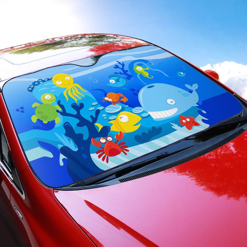 Thickened Car Windshield Sun Shade and Heat Insulation Curtain