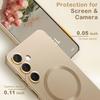 Coque de Protection - BOOLING - Samsung Galaxy A17 5G/4G - Silicone avec Anneau Magnétique Doré - 2 Vitres