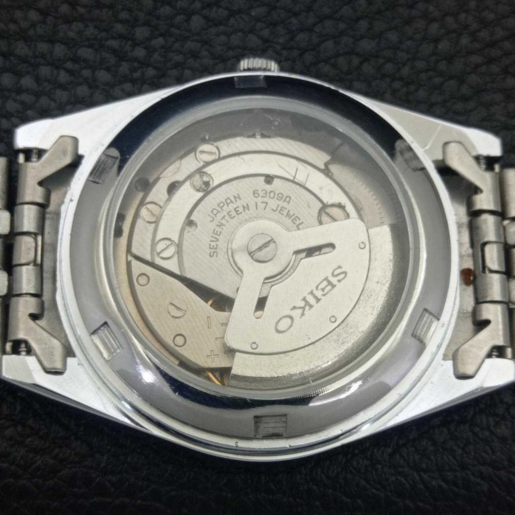 AUTOMATIC VINTAGE REFURBISHED SEIKO 5 JAPAN ROMAN FIGURE MENS WATCH a442098-4