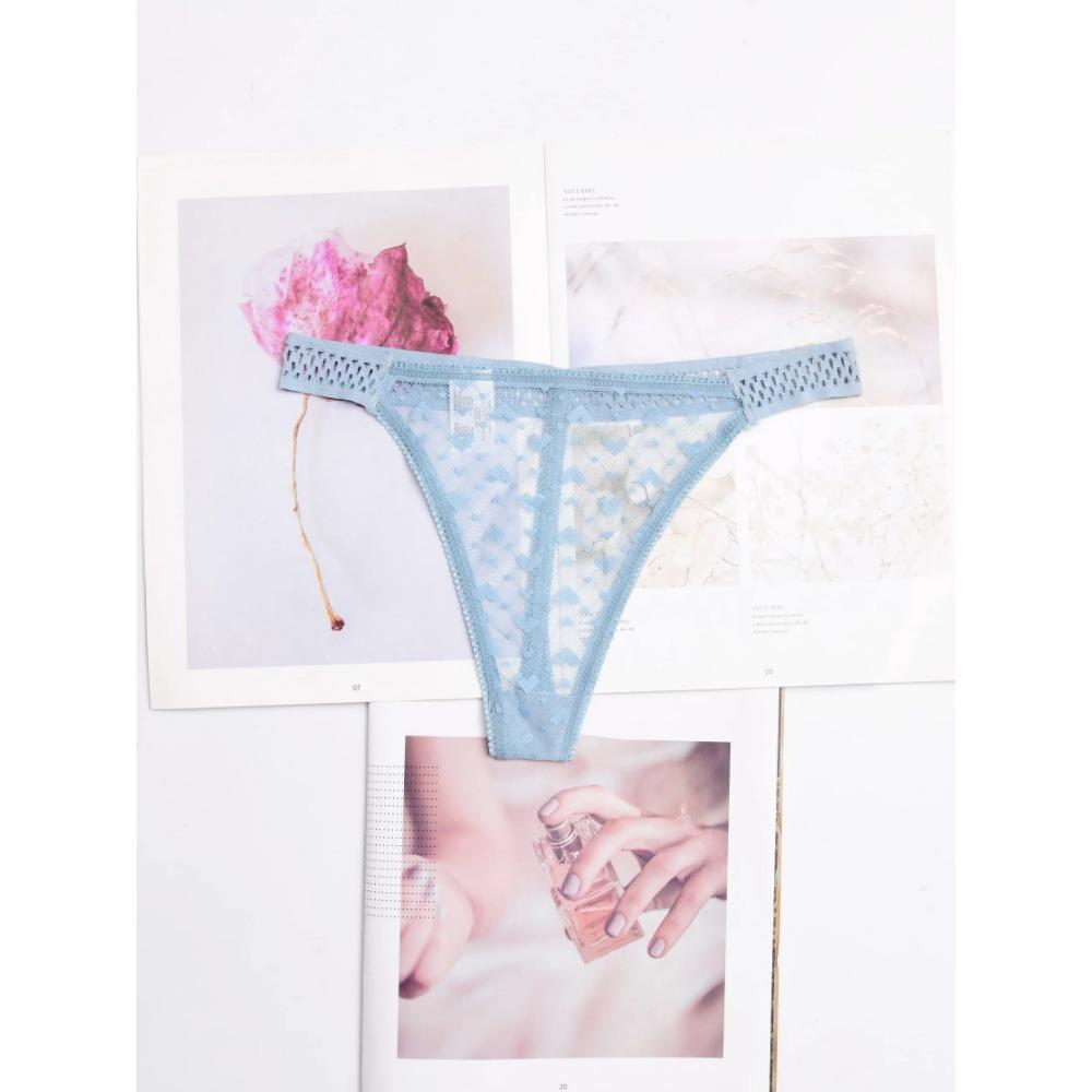 1/7color Women's Sexy Lingerie Thongs G-String Lace Leaves Underwear T-back Panties 1pcs LE2154