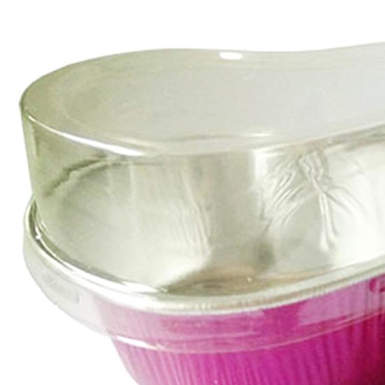 Yousheng 50 pezzi 100 ml accattivante pirottino per ampia applicazione foglio di alluminio a forma di cuore monouso pirottino per la casa