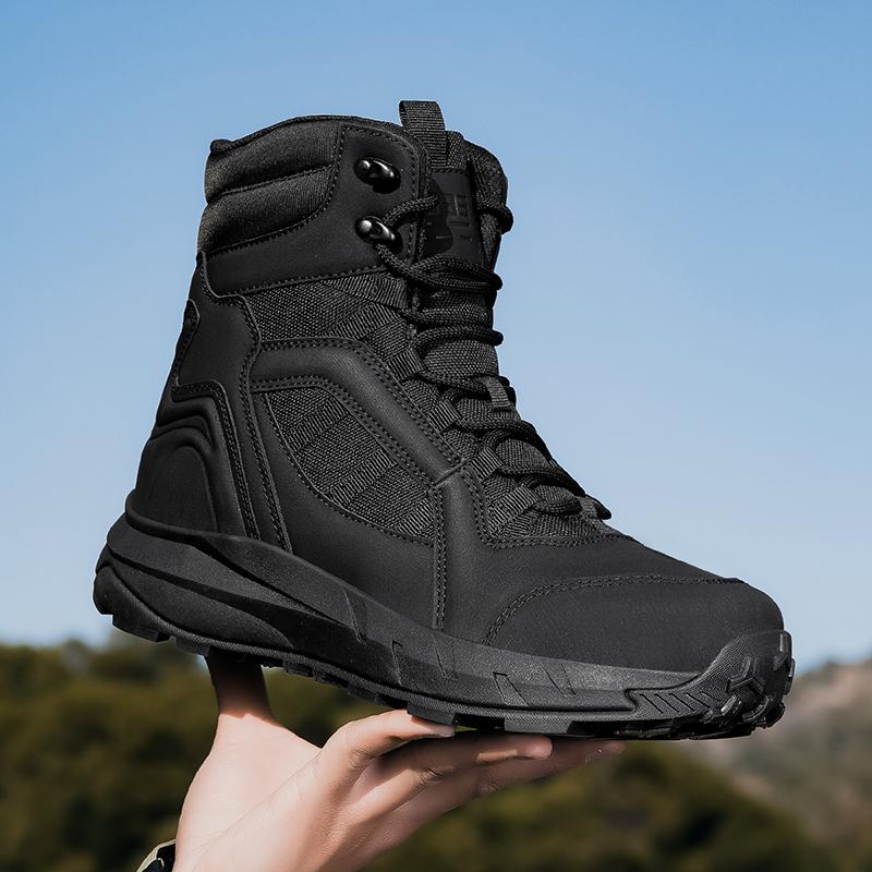 Fashion 2025 Fashion Men's Desert Combat Boots Outdoor Hiking Shoes Men Hunting Work Safty Shoes Men's Short Boots Ankle Boots