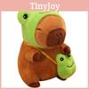 Capybara Toy Plush Cute Frog Dinosaur Hat Backpack Funny Sleep Doll Comfort