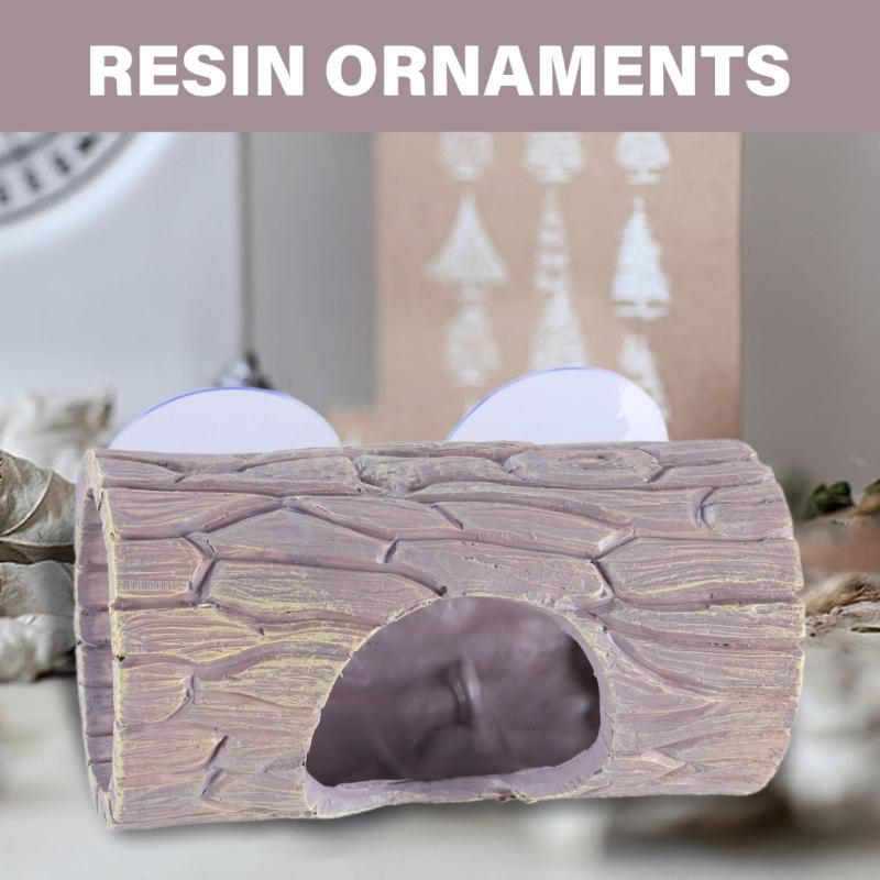 Reptiles Hideaway Cave Hollow Trunk Shape for Lizards Geckos Hideouts Hiding Hollow Trunk Trunk Hideouts