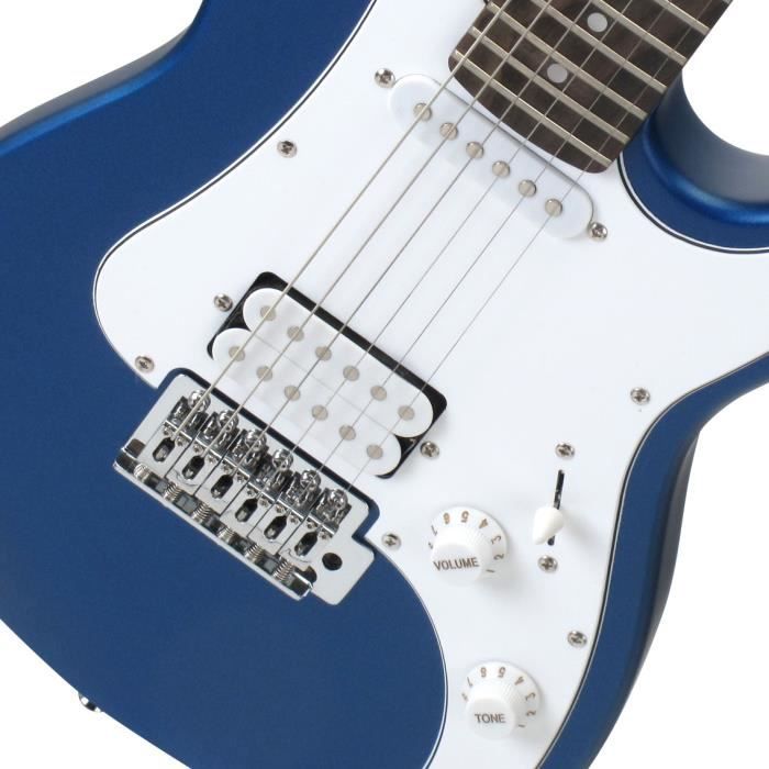 Guitare électrique - rocktile - sphere junior - 3/4 - bleu - idéale pour enfants 7-12 ans