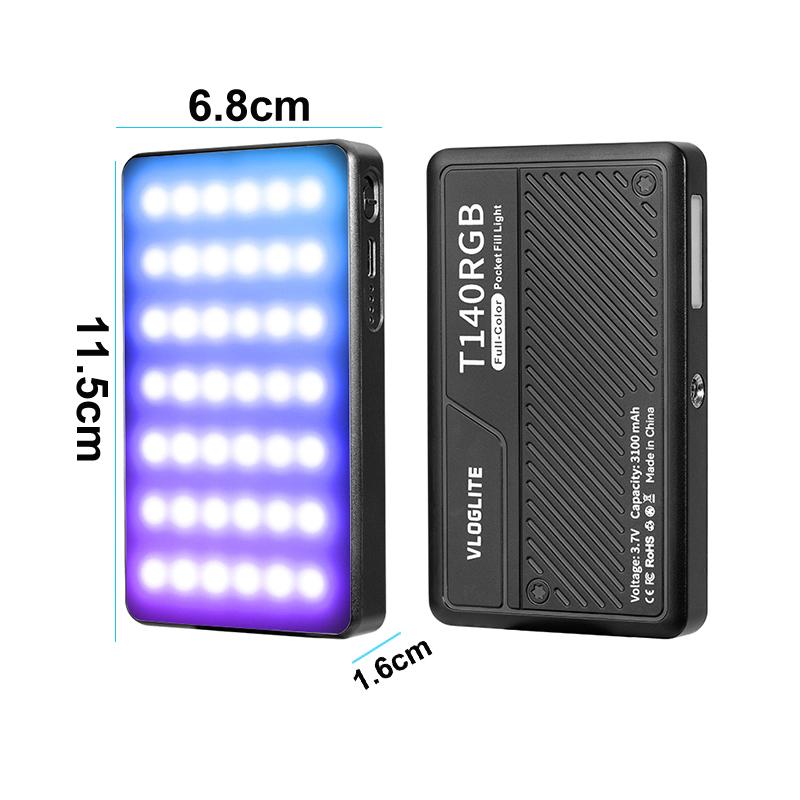 Spotlight RGB Video Light LED Camera Light with 4000mAh Rechargable Battery for Youtube Vlog Selfie CRI95+