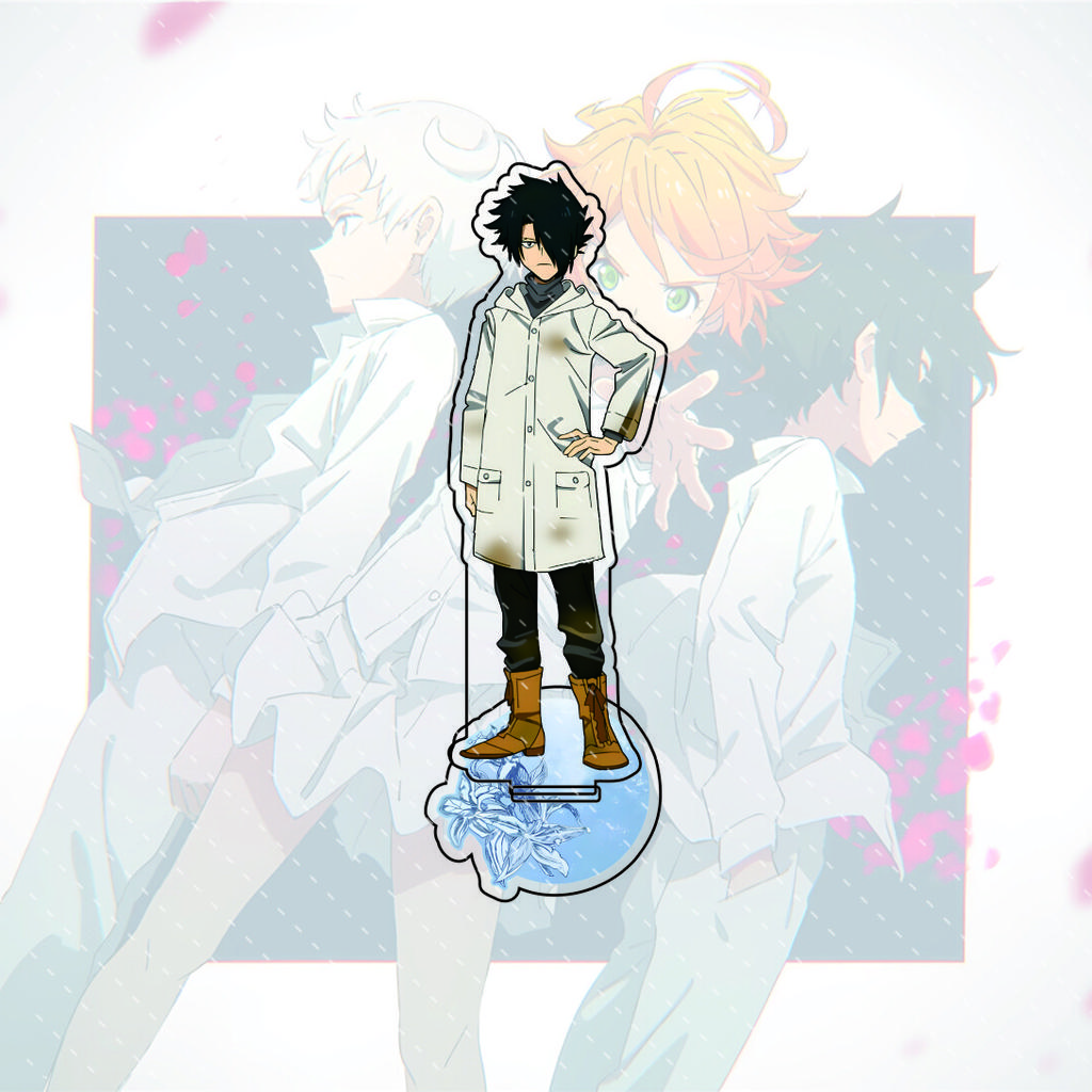 The Promised Neverland anime character display stand, 15CM acrylic material, model display board, collectible edition.