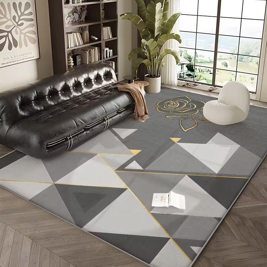 

Гостиная Кристалл Бархатный Ковер Легкий Роскошный Улучшенный Нескользящий Диван Журнальный Столик Коврик Большой Размер Ковер Для Дома Спальня 1600mm x 2300mm