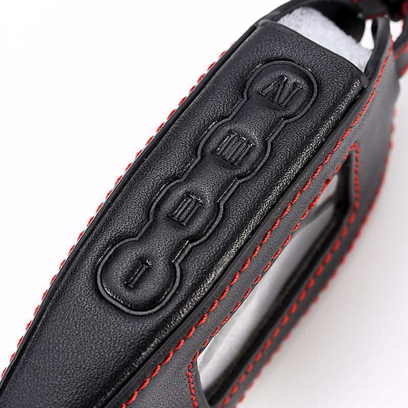 MAGICAR M7 Remote Control Genuine Leather Key Case and Keychain for Russia