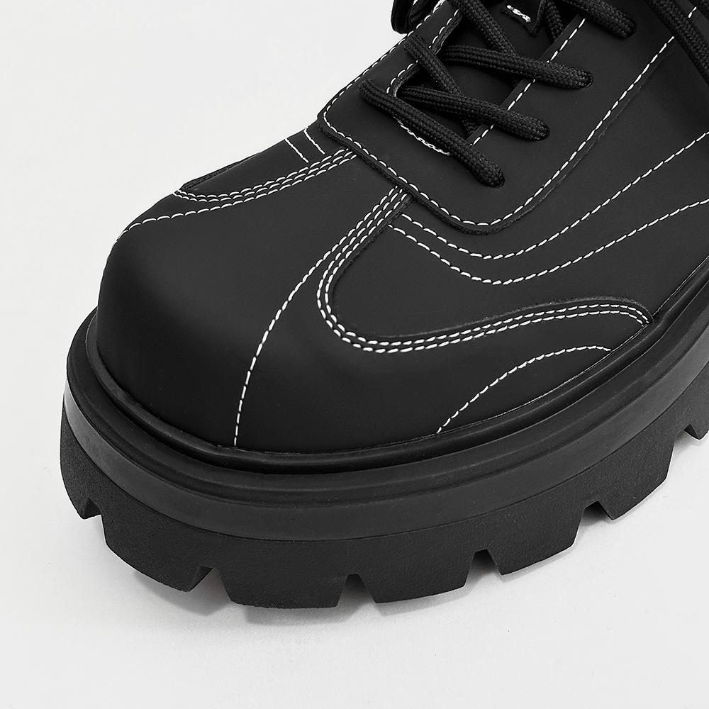 Hohe Qualität 2024 Frühling Neu Streetstyle Schwarz Teenager Männer Lederschuhe Täglich Lässig Bankettkleid 5cm Erhöhungseffekt