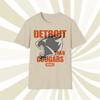 Herr- och damt-shirts Detroit Cougars 1968 NASL Vintage Offsettryckt Fotbollst-shirt