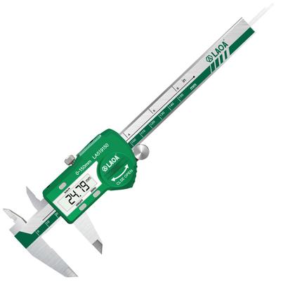 קליפר דיגיטלי Vernier 6 אינץ' 150 מ"מ נירוסטה אלקטרונית מתכת עמיד למים קליפר מיקרומטר כלי מדידת עומק