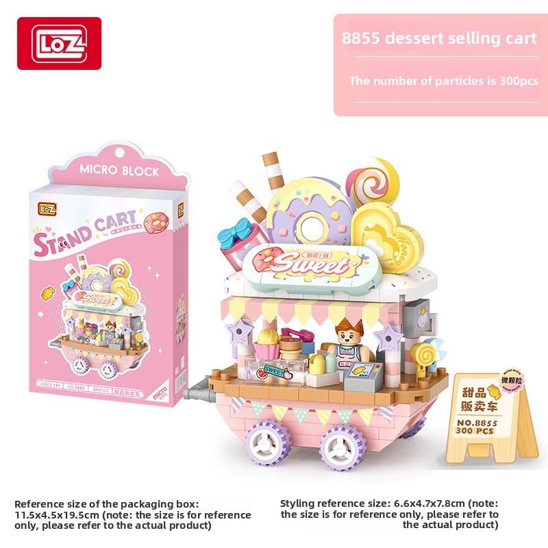 Coffee And Snack Shop Vending Car Assembled Model Ornament For Creative Kids And Diy Enthusiasts
