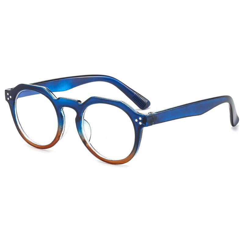

JYL TS Irregular Glasses Rivet Decor Jelly Color Blue Light Blocking WS3387 A-2900 венеціанські червоний колір