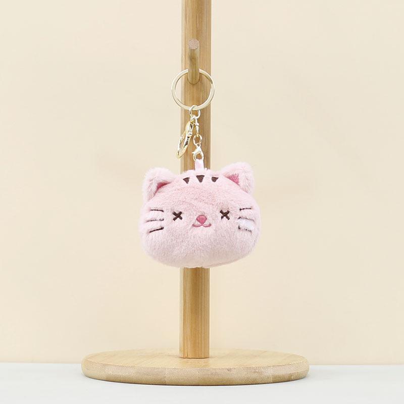 

Яркие мягкие брелки в виде слона, лисы, кошки и обезьяны для любителей плюшевых игрушек Pink Cat