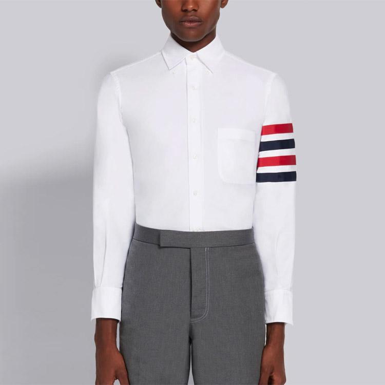 THOM BROWNE 4-Bar Stripe Shirt MWL319A-06177-100