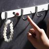 2pcs 32cm Stainless Steel Wall Hook for Hanging Clothes and Towels Space Saving Coat Hanger Home Organization Supplies