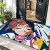 Anime M-Magical S-Sakura Floor Mat Soft Flannel Floor Mat  Suitable for Entryways, Living Rooms, Bedrooms, and Bathrooms