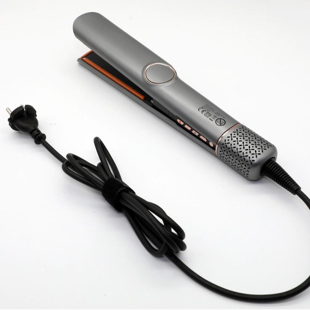 Multifunction High-Speed Hair Dryer & Straightener with Hot/Cold Air & Negative Ions for Salon and Home Use