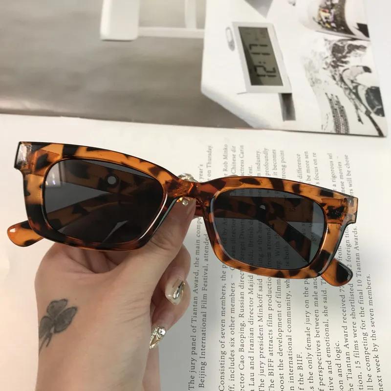 Neue Frauen Rechteck Vintage Sonnenbrille Marke Designer Retro Punkte Sonnenbrille Weibliche Dame Brillen Cat Eye Fahrer Brille