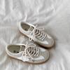 New Retro German Training Women's Shoes with Lace-up Sports Thick-soled Casual Fashion Shoes