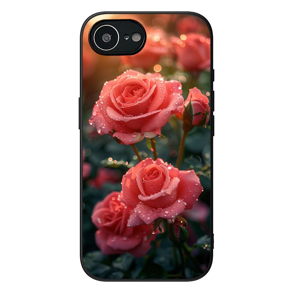 

Красная Роза Цветок Подарок Чехол для Телефона для Apple iPhone 16 17 Air 14 15 Pro Max Plus 16+ 16E 14+ ProMax Чехол Корпус iPhone17 Pro