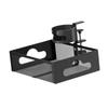 Under Desk Organizer Heavy Duty Space Saving Clamp On Multipurpose with Cup Holder Easy To Install Cable Management for Home