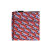 Montblanc X Maison Kitsuné Collaboration Capsule Collection All Over Print Leather Clutch Men clutch Orange 129016