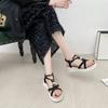 Fashion 2025 New Women Summer Sandals Women Shoes Bohemia Beach Flat Casual Sandals Leisure Female Women Slip On Sandalias