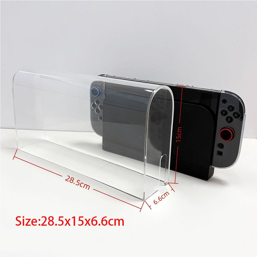 For Switch 2 dust-Proof cover, Anti-Scratch game console Protective Cover Transparent acrylic base