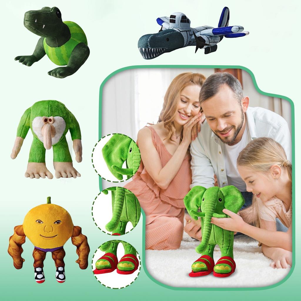 Cute Plush Doll Toy Gift Cartoon  Children's Rag Doll Doll