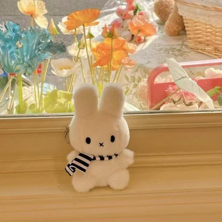 Miffy Rabbit Plush Keychain With Soft Crystal Velvet For Cute Gift And Collectors