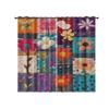 Floral Blackout Curtains: Printed Fabric Curtains for Bedroom & Balcony, Heat Insulation & Sunshade