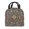 Holland Park William Morris Pattern Portable Lunch Boxes Waterproof Thermal Cooler Food Insulated Lunch Bag Kids School Children