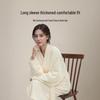 Women's Thick Antibacterial Quick-Dry Cloud Velvet Bathrobe - Autumn/Winter