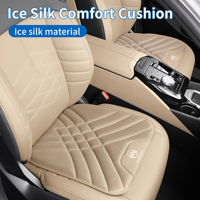 Car Seat Cushion Breathable Ice Silk Thick Pad Soft Mat For Citroen C4 C3 C5 Berlingo Celysee Cactus Picasso Aircross Saxo Grand