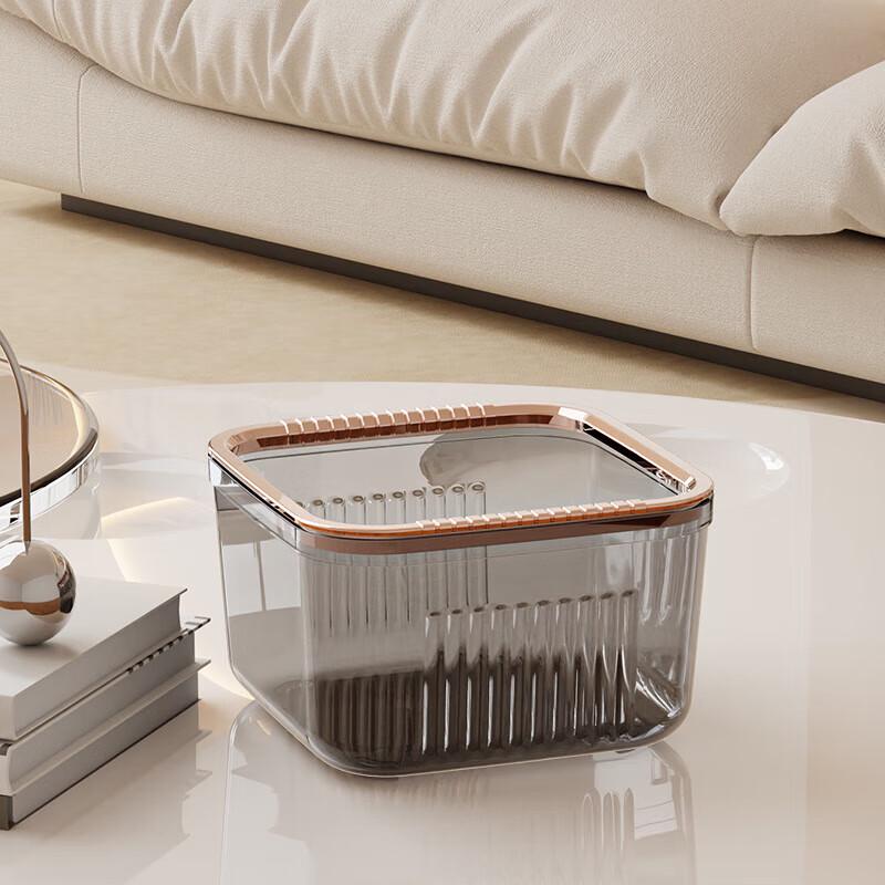 Mini Transparent Desktop Trash Can