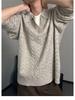 Herren Maillard-Farbe Zweiteiliger Strickpullover - High-End Herbst/Winter Revers-Pullover