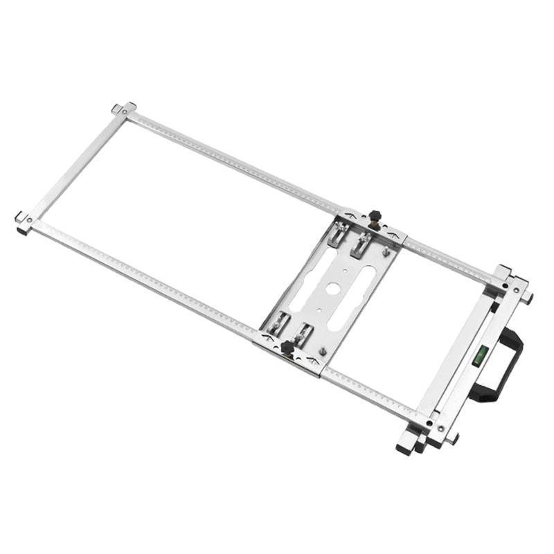 Multifunktionale tragbare Schneidemaschine mit fester Halterung und Edelstahl-Holzbrett