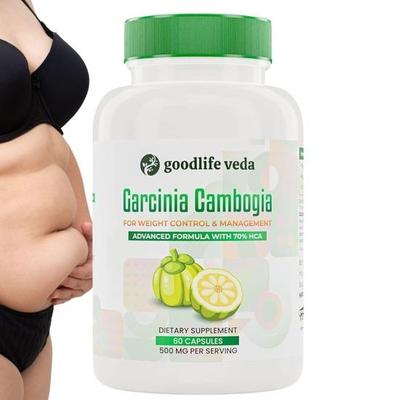 Goodlife Garcinia Cambogia Suplement na odchudzanie dla mężczyzn i kobiet, Zaawansowana formuła z 70% HCA, 60 kapsułek