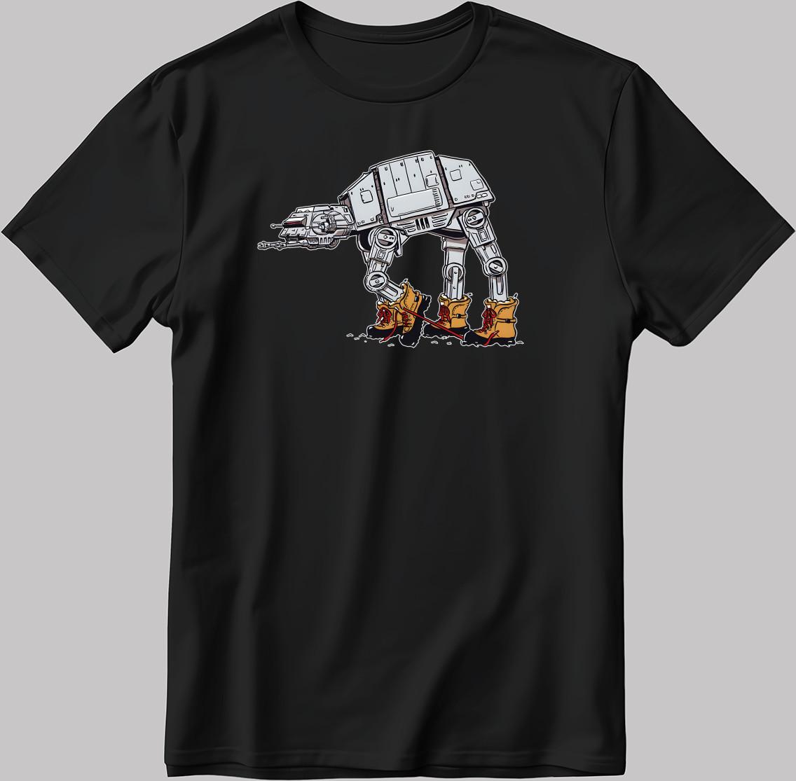 Star Wars a robot with boots Christmas Gift Men s / Women s T Shirt KA107 XL