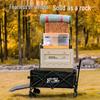 KIYERSY KYS-707 Folding Camping Wagon with Rear Door