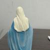 Blessed Mother Virgin Mary Statue with Open Arm Religious Catholic Sculpture Hand Painted Saint Mary Figurine for Indoor Home Decor