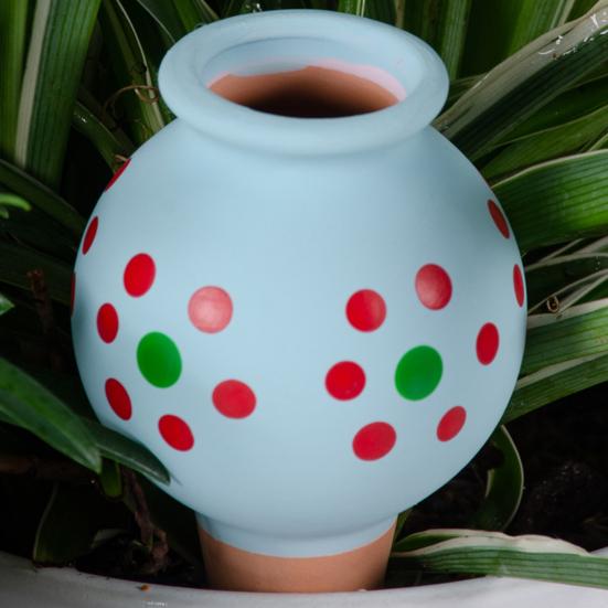 4 szt. Samonawadniające kule w kropki, kule do podlewania kwiatów, wkład do doniczki, samonawadniające kule o powolnym uwalnianiu do podlewania roślin doniczkowych