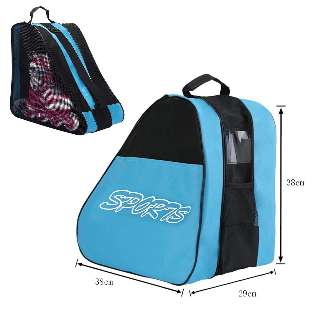 VorsiPro Ice Skate and Roller Skate Storage Multifunctional Sports Fits Inline Breathable Large Shoe Adjustable Lightweight and Kids Perfect for