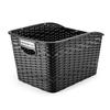 ROCKBROS Rear Bike Basket Large Capacity With Telescopic Cover Pets Bicycle Basket Fits for Most Rear Bike Rack Anti-squeeze